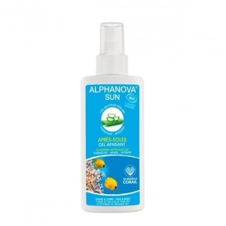 ALPHANOVA SUN Bio Kojący żel po opalaniu z Aloesem w spray'u 125ml